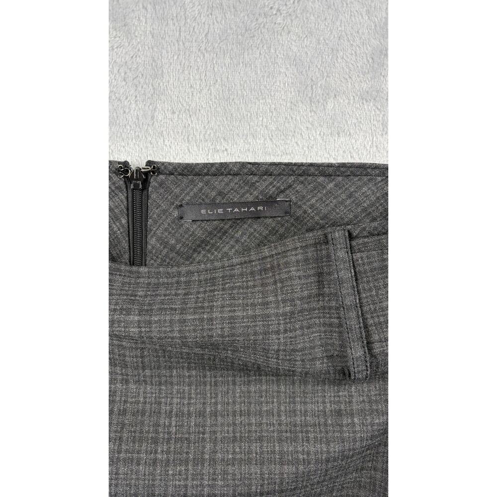 Elie Tahari Pencil Skirt – Gray Plaid – No Size Tag (Approx. Women’s Medium) - Picture 7 of 7